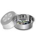 Anti-Slip Stainless Steel Pet Bowl with Foot Mat