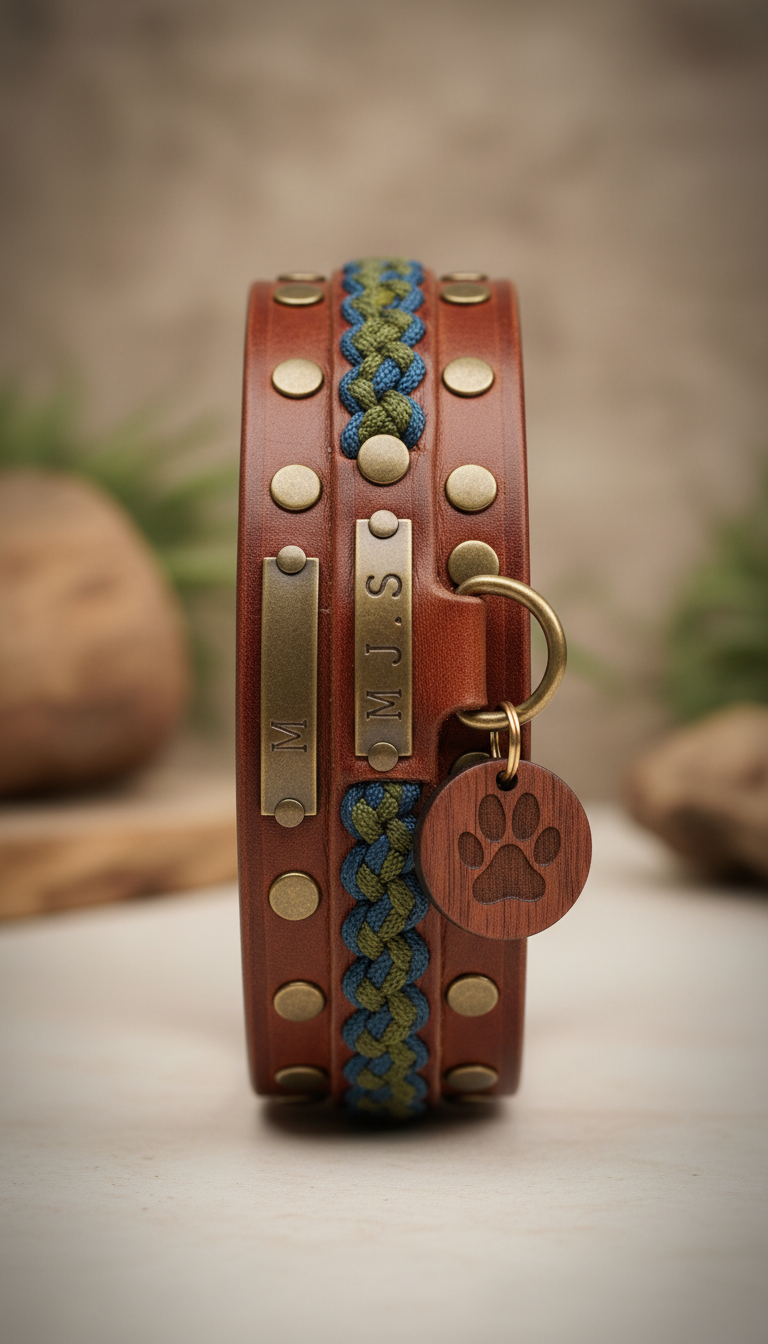 Personalized Leather Pet Collar